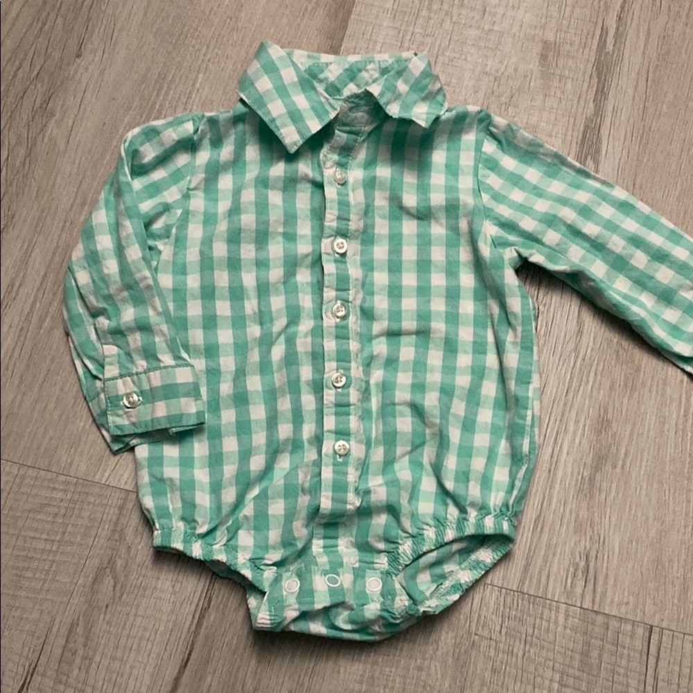 Baby Boy Button-Down Onesie